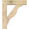 Ekena Millwork Funston Block Rough Sawn Bracket w/ Offset Brace, Douglas Fir, 6"W x 22"D x 26"H BKT0604X22X26FST05RDF - alternate 4